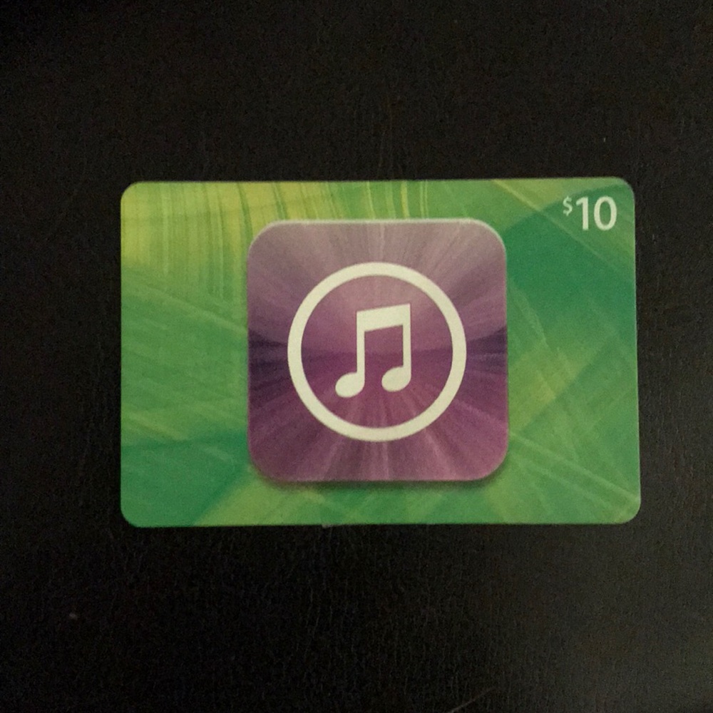 iTunes gift card